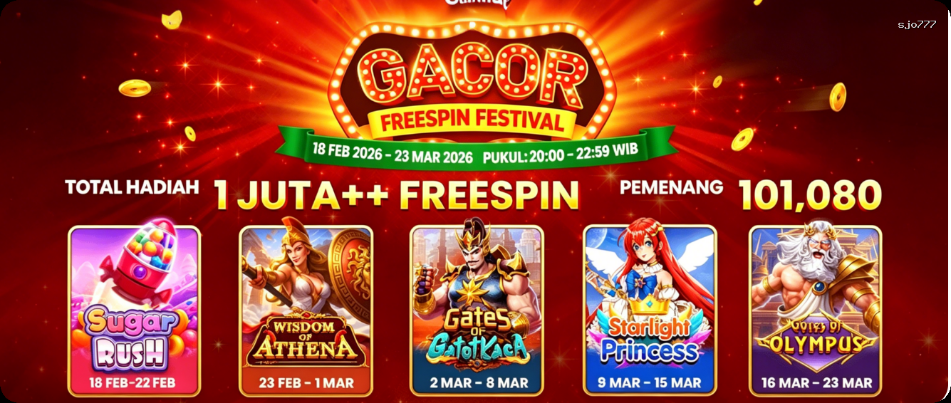 Login sjo777 Sekarang Bonus Melimpah